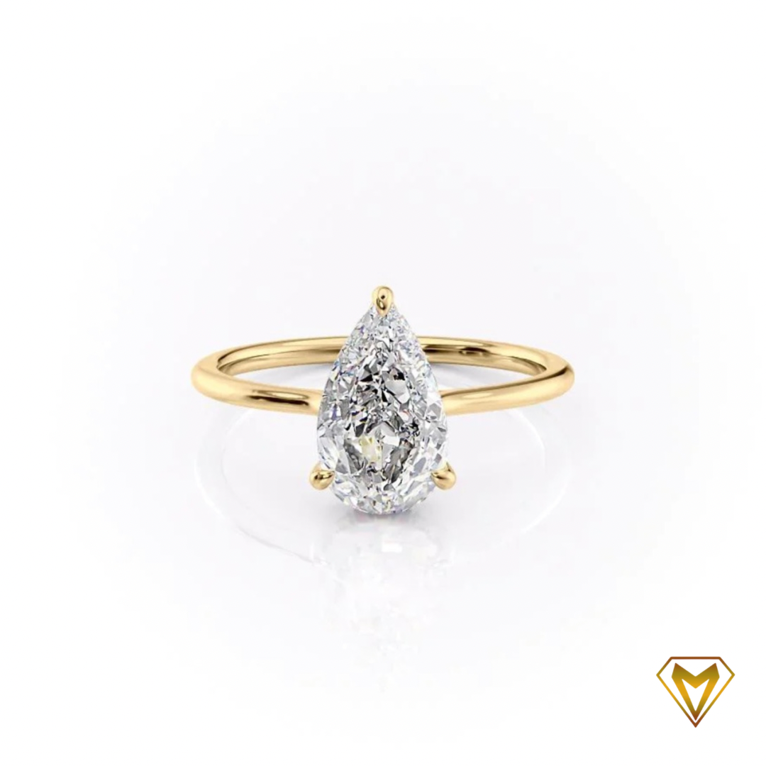 Pear Diamond Ring