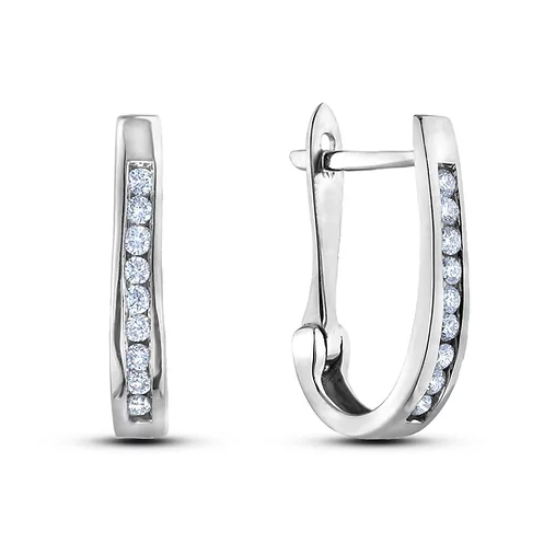 Teardrop Diamond Earrings