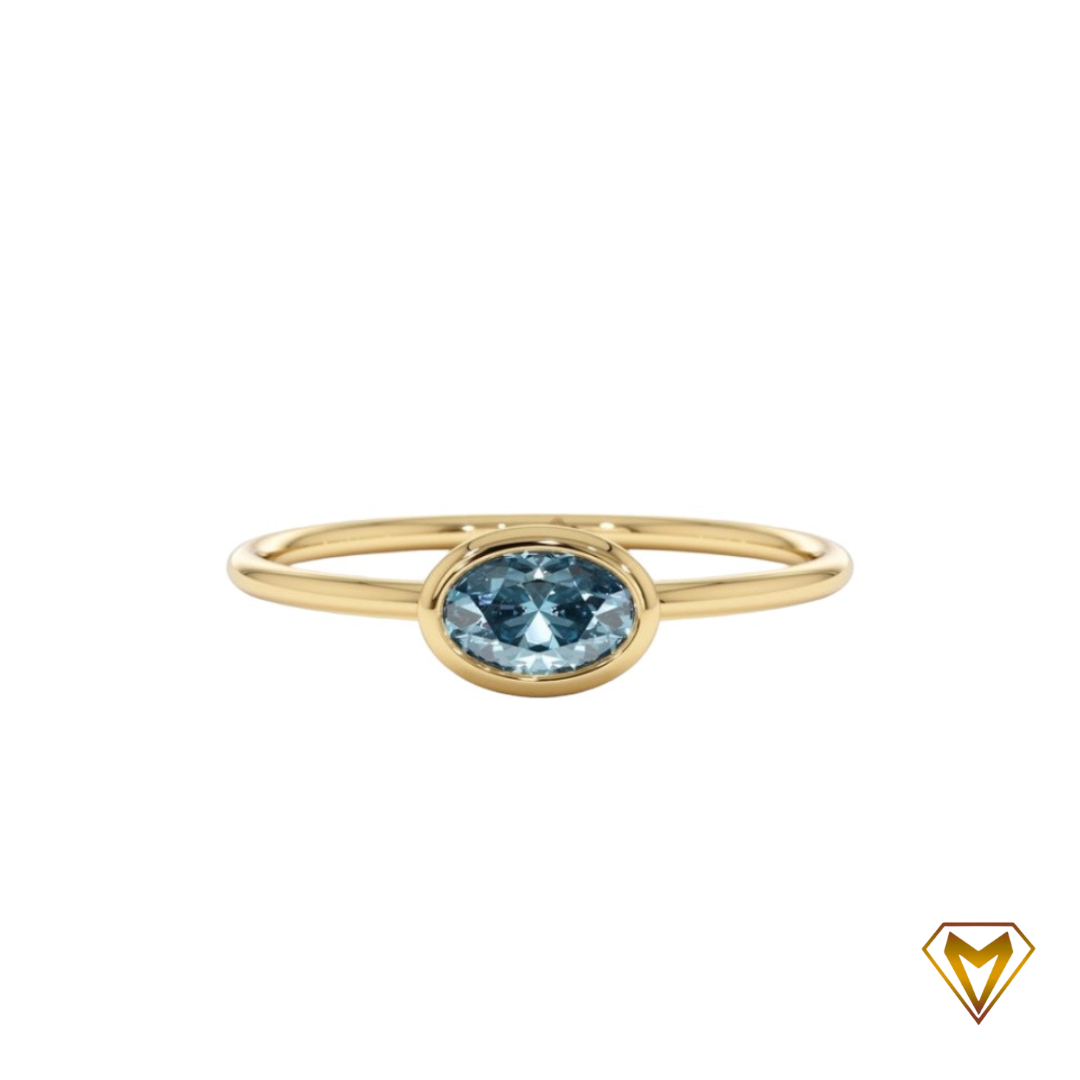 Single Green/Blue Ring
