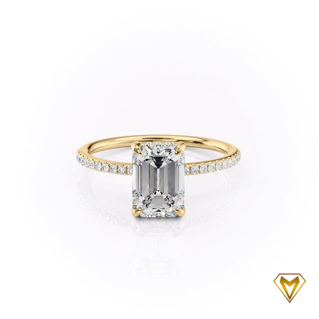 Emerald Cut Diamond Ring