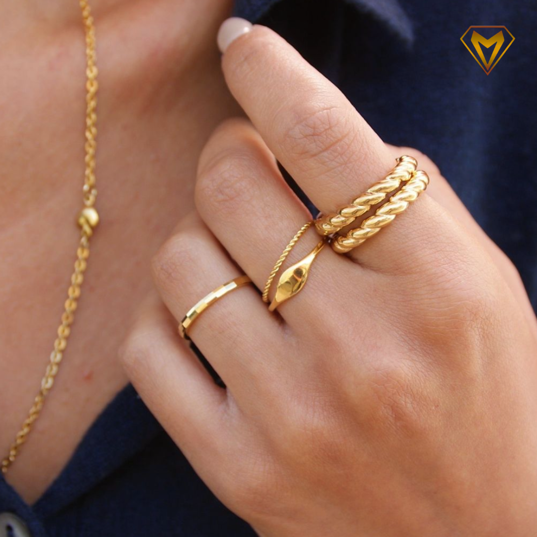 Twisted Gold Ring