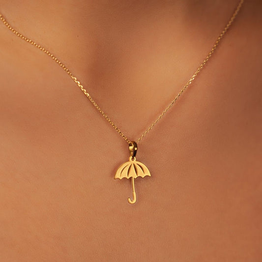 Umbrella on neck