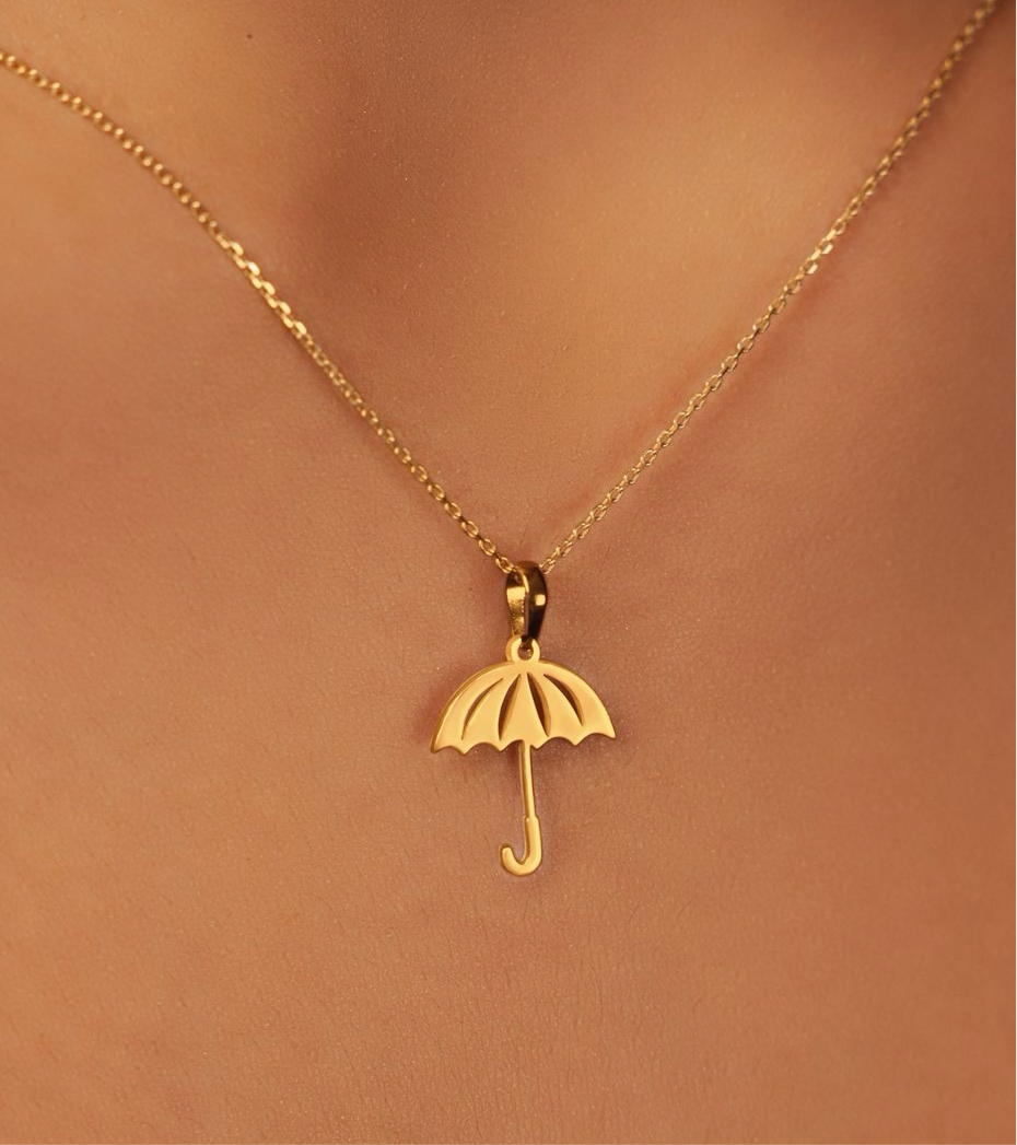 Umbrella on neck