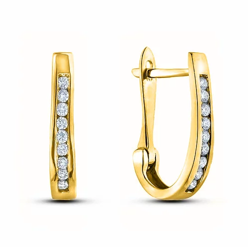 Teardrop Diamond Earrings