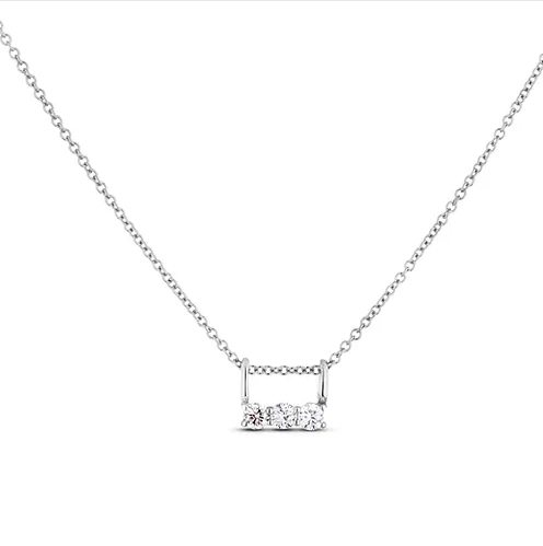 Triple Diamond Necklace